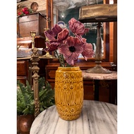 19th Century [West Germany ・ Hand-Embossed Pottery Bottle Retro Geometric Style] 923074