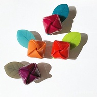 Duckbill Clip Japanese Korean deGRAIN Side Clip Flower Bud YZJ0730BEAUTE Leaf Blossom Head Jewelry T