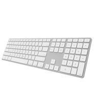 Matias FK418BTS Bluetooth Wireless Aluminum Keyboard with Numeric Keypad and 4-Device Sync - Compati