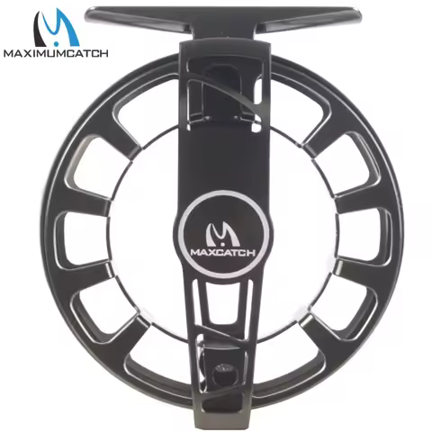 Maximumcatch MINIMA Fly Reel - 0-5WT Lightweight Clicker Drag with Super Large Arbor Aluminum for Tr