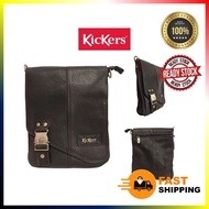 KICKERS ORIGINAL COW LEATHER SLING BAG CROSSBODY BEG LELAKI KULIT ORIGINAL LEMBU ASLI BEG SILANG BRA