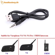 FTY  EJEAS VNETPHONE V6 V4 V6 Pro Motorcycle Helmet Inte USB Charging Cable Accessory N