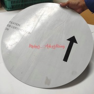 ACP ROUND DIAMETER 50CM WHITE COLOR | ACP COSTUME SIZE