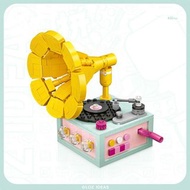行版 益智玩具 LOZ Mini Block 微型微小積木 懷舊唱片機 砌圖拼圖 迷你 Lego 旺角信和店 批發另議
