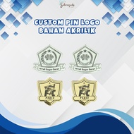 CUSTOM LOGO PIN/ LOGO BROOCH CUSTOM ACRYLIC PIN LOGO