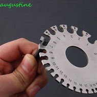 AUGUSTINE Wire Gauge Anti-corrosion Stainless Steel 0.3125"-0.007" Scale Wire Diameter Measuring Too