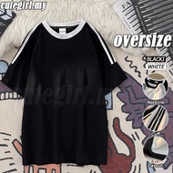 Korean Style Tshirt Woman Baju T Shirt Perempuan T Shirt Oversize Shirt Woman Black Baggy Shirt  Plu