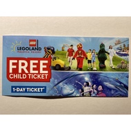 Legoland Free Child Ticket Kids Go Free 1-Day Voucher
