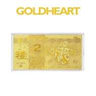 Goldheart 999 Gold Good Fortune Gold Bar