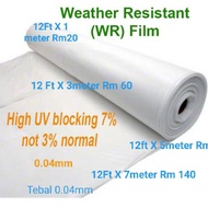 Nursery plastik/plastik/uv plastic/plastik atap sayur