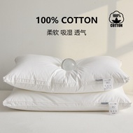 Japan Class A Pure Cotton Star Hotel Pillow Pillow Core Sleep Aid Student Dormitory Antibacterial Ho