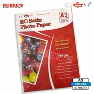 CUYI RC Satin Photo Paper A3 260gsm