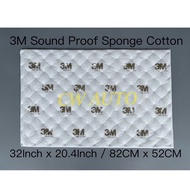 3M Sound Proof Car Cotton White Retardant Heat Proof Truck Sound Proof White Noise Proof Mat Deadene