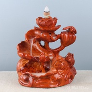 Creative Gift African Incense Crafts Incense Burner Mandarin Duck Playing in Water Reverse Flow Ince