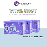 La Juiceria Superfoods Vital Shot Immunity Triple Pack (30 Bottles) - Immunity boost lower cholester