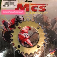 Sprocket Set Rxz /Y125z 415 SEKALI chain sprocket