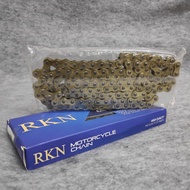 RKN Motorcycle Chain Rantai Motor (Gold) - 428x122L / 428x124L / 415Hx128L