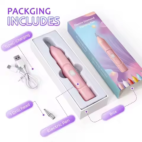 Rechargeable Electric Diamond Painting Pen Ipx5 Waterproof Easy to Clean Painter Vacuum Diamond Art 