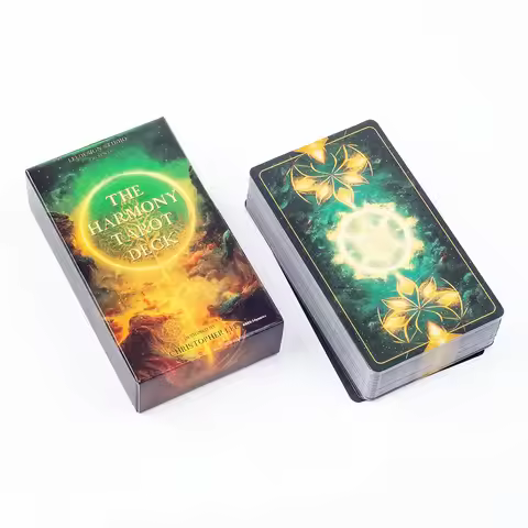 The Harmony Tarot Deck 78 Unique Cards English Visions Divination 10.3*6cm Spiritual Board Game Hot 