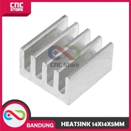 heatsink 14X14X5MM ALUMINUM COOLING PAD A4988 HEAT SINK IC 14X14X5MM 14X14X5MM