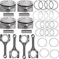 3041-2B600, 23041-2B610 Connecting Rod Piston Kit w/Ring fits for 2010-2017 Rio Accent Veloster 1.6L