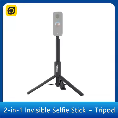 Insta360 2-in-1 Invisible Selfie Stick + Tripod For Insta 360 X5/X4 Air/Ace Pro 2/X3/X2/GO Ultra/GO 