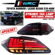 922 Toyota Harrier / Lexus RX350 RX270 RX450H 2009 - 2015 Dynamic Tail Lamp With Signal Running