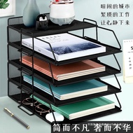 Multi-Layer Storage Rack Folder Office Metal Storage Box File Frame File Rack Iron A3A4 Desktop New 