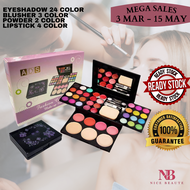 ADS EYE SHADOW MAKE UP PALLETE SET SIZE BESAR (6328) EYESHADOW PALLETE BESAR SET LENGKAP MAKEUP ALL 