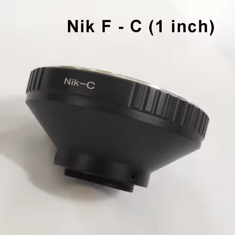 Nik F - C for Nikon F mount manual lens for C mount camera CCTV video recorder Metal Mount Adapter R