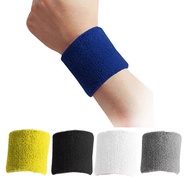 1Pc Colorful Cotton Unisex Sport Sweatband Wristband Wrist Protector Gym Running Sport Safety Wrist 