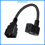 KOK Reliable 16A 250V 3Pin Extension Cord PDU UPS Power Cord C19 to C20 10cm
