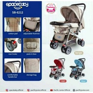 Stroller Space baby SB6212 size XL 3 posisi free sepatu ORI