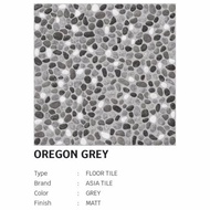 ASIATILE 40x40 Oregon Grey kwA keramik kasar motif batu