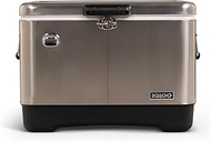Igloo 54 Qt Steel Belted Legacy Stainless Steel Cooler with Bottle Opener