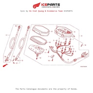 Meter(1) (F-2-C) HONDA Wave A / A+ / Zx / Rsv / Alpha / Rs / S / 100S Import Parts Catalogue