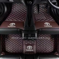 Toyota Land Cruiser 5 Seater/7 Seater/8 Seater Right hand drive RHD Car Mat Leather Car Floor Mat Ca