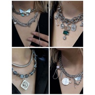Hecate Hecate Original Niche Design Irregular Metal Punk Necklace Cool Sa Necklace Clavicle Chain
