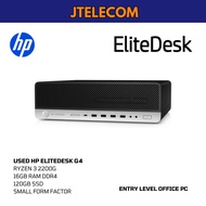 USED HP ELITEDESK G4 RYZEN 3 2200G 16GB DDR4 RAM