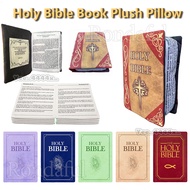 Holy Bible Pillow Bible Verse Pillow Comfortable Bible Pillow Book Plush Toy Openable Holy Bible Boo