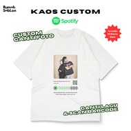 Custom Spotify T-Shirt Can Change Photos, Songs & Barcode Scan