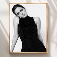 Miniso | 1pc Hot Actor E-Emma W-Watson Poster Sticker Print Waterproof Wall Art For Living Room Bedr