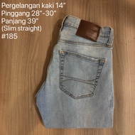 bundle Seluar panjang lelaki/jeans/biru/bergetah/fesyen/pakaian kasual/men wear/jeans/blue/slim straight/stretch/fashion