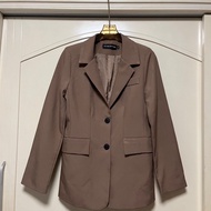 MEI HAN HUI YI JIAO Z.S Suit Blazer Brown Front Chest 36 Length 26