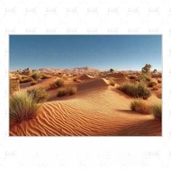 Desert rock background fabric with natural scenery, decoration for Gobi magazine photo studio, hangi