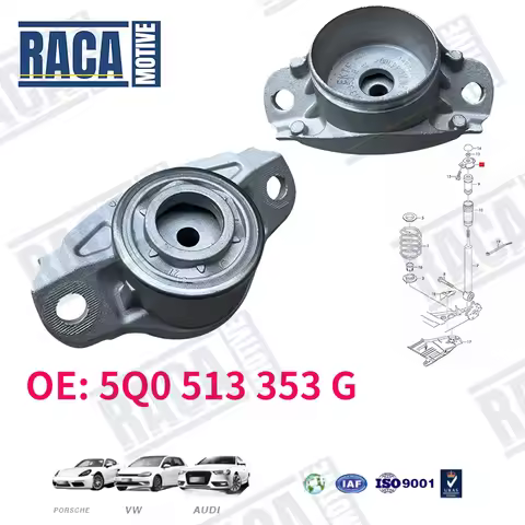 For Audi TT A3 S3 RS3 VW Golf Variant CC Arteon Polo Rear Shock Absorber Top Rubber Strut Mount 5Q05