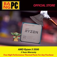 AMD Ryzen 5 5500(R5 5500)CPU+ B550M ASUS TUF PLUS(WIFI) MOTHERBOARD Combo Package