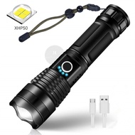 ~ JK XHP50.2 Powerful flashlight 5 Modes Usb Zoom Led Torch XHP50 18650 or 26650 Battery Best Camping