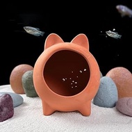 PENCK Pleco Shrimp Breeding Cave Betta Fish Tank Accessories Cute Ceramic Fish Tank Ornament Fish Hi