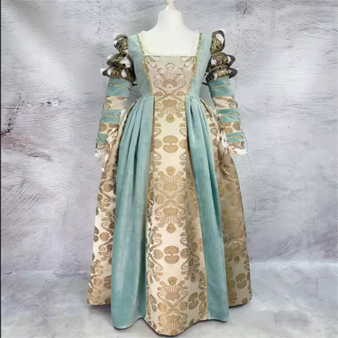 16th Century Italian Renaissance Borgia Dress Historical Vintage Tudor Elizabeth Queen Ball Gown